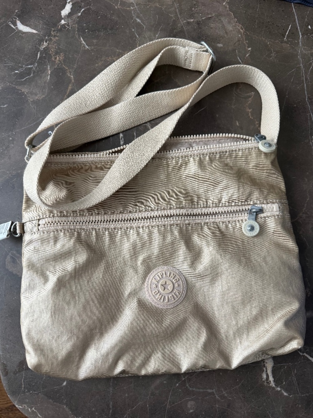 Kipling beige crossbody bag